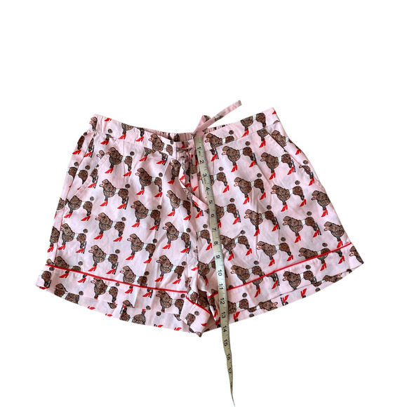 Pink Poodle Pajama Shorts Set Size SMALL by Bouffants & Broken Hearts New - Picture 16 of 16